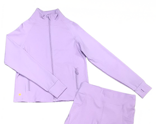 Generation Joy Zip Front Jacket - Lavender