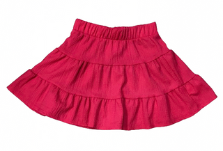Good Girl Hot Pink Tiered Skirt