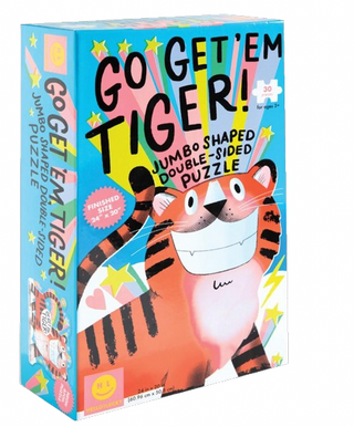 Go Get ‘Em Tiger! Jumbo Shaped Double-Sided Puzzle