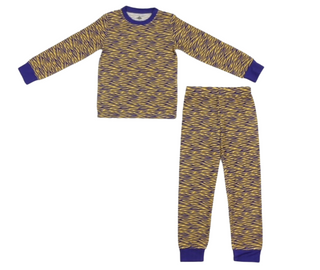 Belle Cher Tiger Stripe Bamboo 2Pc Pajamas
