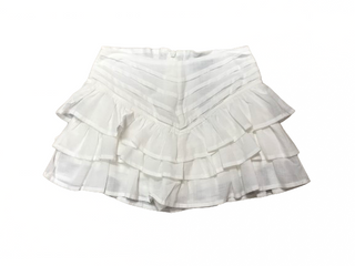 If/So White Ruffle Skort