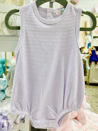 Baby Loren Purple Stripes Bubble