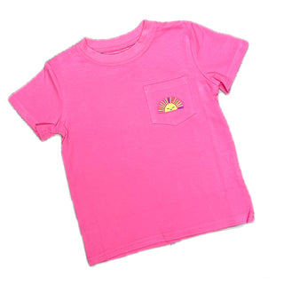Itsy Bitsy Pocket Tee - Rainbow Sun