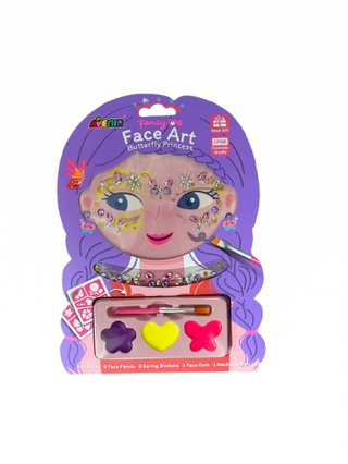 Butterfly Princess Face Art