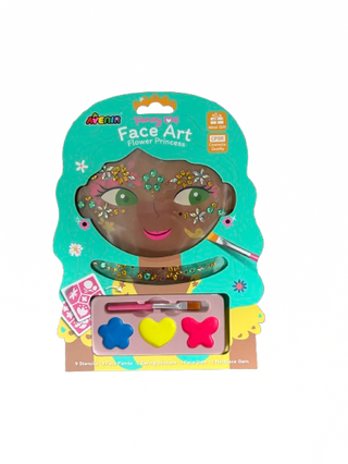 Flower Princess Face Art