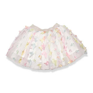 Doe A Dear Butterfly Embroidered Tee & 3D Tutu 2Pc Set