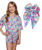 Sunshine Society Disco Queen Silky Hair Bow