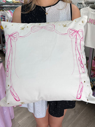 Over the Moon Gift Ballet Shoes Pillow