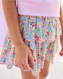 Bisby Bloomsburg Blossoms Tiered Skort