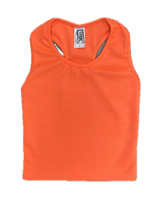 Erge Techno Racerback Tank - Neon Orange