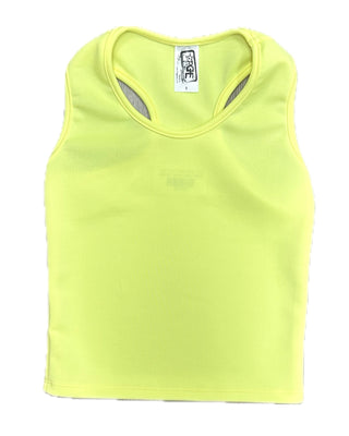 Erge Techno Racerback Tank - Neon Yellow