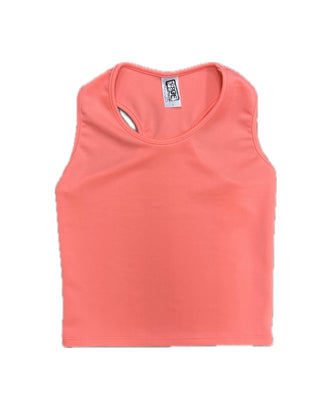 Erge Techno Racerback Tank - Neon Coral