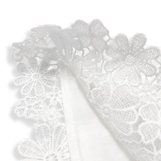 Doe A Dear Floral White Lace Dress