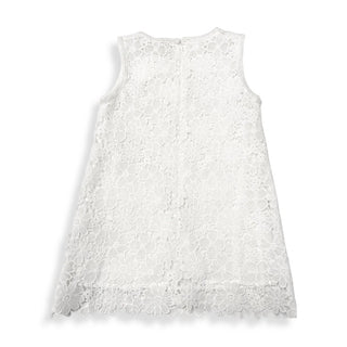Doe A Dear Floral White Lace Dress