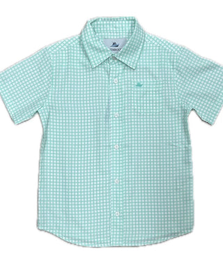 Southbound Performance Dress Shirt - Opal Check