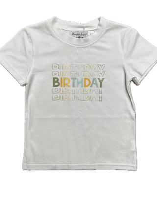 Blended Spirit White Happy Birthday Tee - BOY