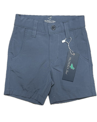 Properly Tied Driver Short - Stone Blue