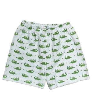 Baby Loren Alligator Knit Shorts