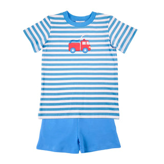 Ishtex Boy’s Firetruck Short Set