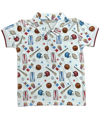 Baby Club Chic Sports Season Polo Tee