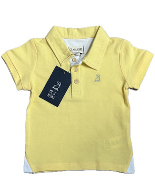 Me and Henry Lemon Yellow Pique Polo