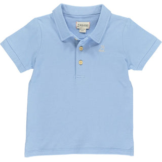 Me and Henry Blue Pique Polo