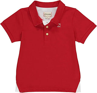 Me and Henry Red Pique Polo Shirt