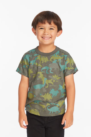 Chaser Dino Camo Boys Tee