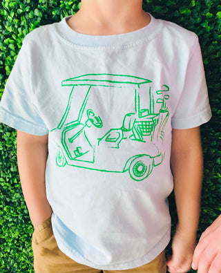 Mustard & Ketchup Kids - Light Blue Golfcart