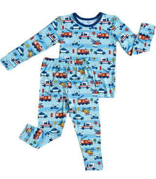 Macaron + Me Rescue L/S 2PC Pajama Set