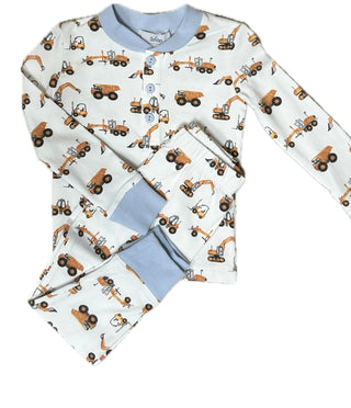 Ishtex 2PC Construction Pajama Set