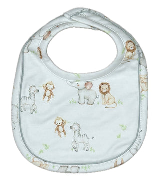 Baby Club Chic Watercolor Bib - Safari