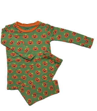 Kickee Pajamas - Moss Jack O’Lantern