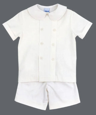 Bailey Boys Dressy Short Set - Whisper Linen