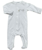 Magnolia Baby Worth the Wait Stork Emb Footie