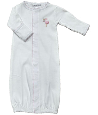Magnolia Baby Tiny Stork Emb Converter Gown