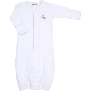 Magnolia Baby Tiny Stork Emb Converter Gown