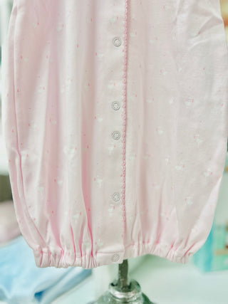 LydaBaby Baby Stork Converter Gown - Pink