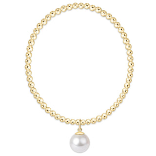 Enewton Classic Gold 2mm Bracelet - Classic Pearl 8mm Charm