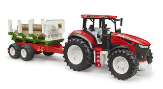 Bruder ROADMAX Tractor w/ Logging Trailer and Logs