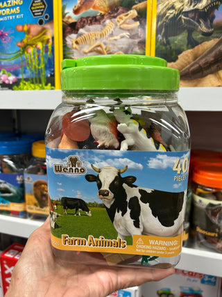40Pc Farm Animals Playset