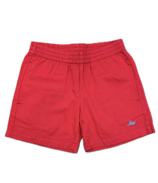 Southbound Cotton Play Shorts - Red