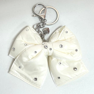 Bari Lynn Crystallized Puffy Bow Keychain