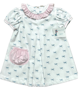 Anvy Avery Dress Blue Bow