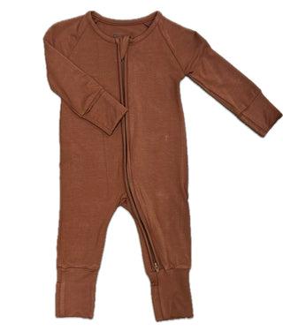 Southern Sleepies Red Beans Zipper Footie