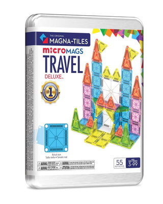 Magna Tiles MicroMags Travel set Deluxe 55pc