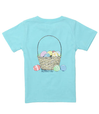 Properly Tied Easter Basket  S/S Tee - Arctic
