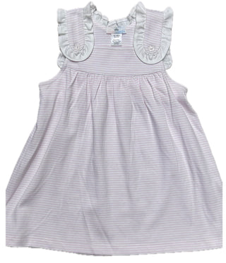 Baby Loren Pink Stripe Dress w Ruffle