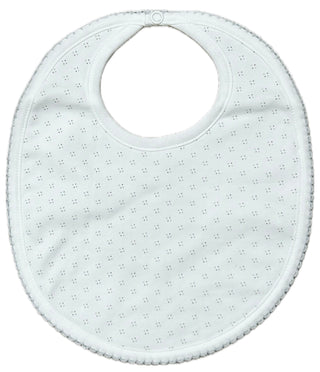 Baby Loren Pima Grey Dot Bib