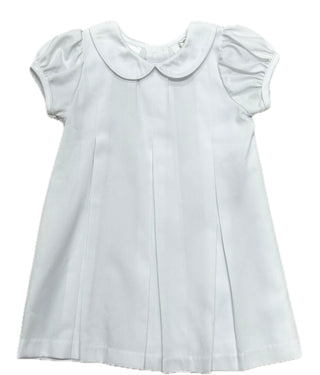 Lulu Bebe Pique Collared Pleated Dress